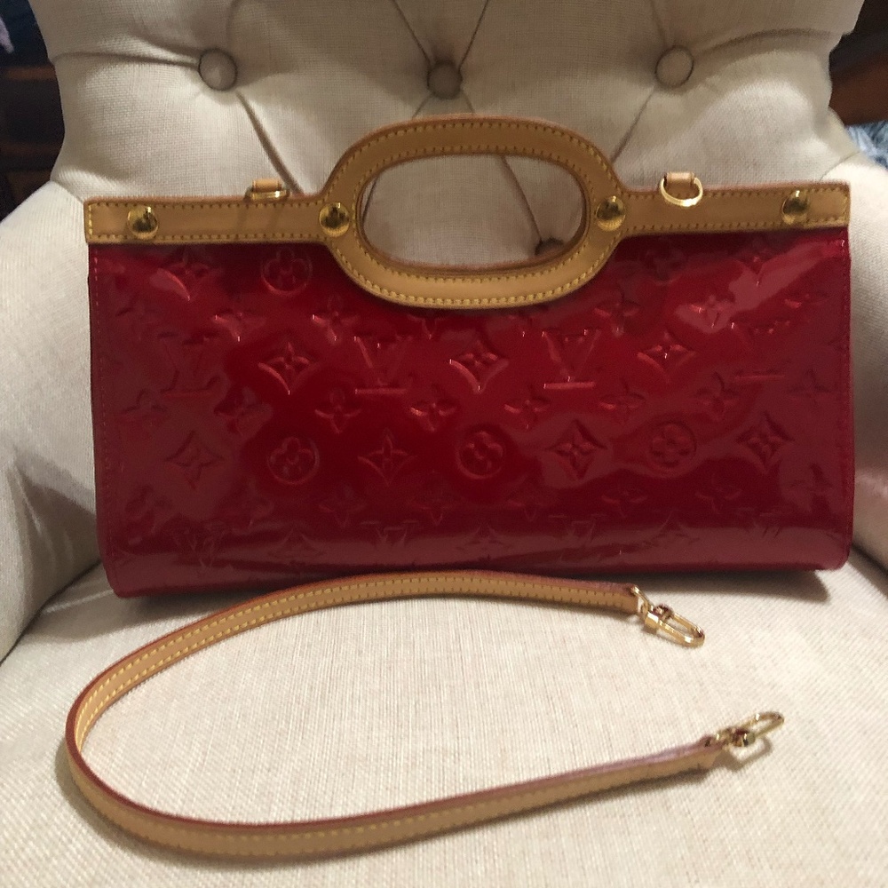 Louis Vuitton Vernis Pomme d'Amour Roxbury Drive Handbag East West bag - Picture 2 of 10